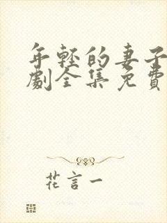 年轻的妻子电视剧全集免费观看高清