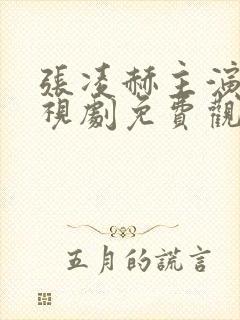 张凌赫主演的电视剧免费观看