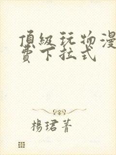 顶级玩物漫画免费下拉式
