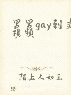 男男gay到爽视频