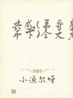 共感(弟哥产,年下)全文免费阅读笔趣