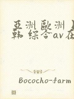 亚洲 欧洲 日韩 综合av在线封面