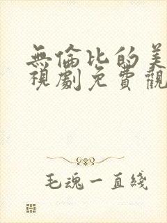 无伦比的美丽电视剧免费观看全集