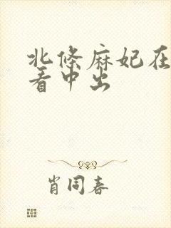北条麻妃在线观看中出