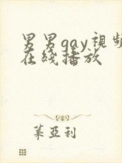 男男gay视频在线播放