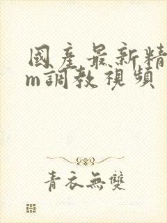 国产最新精品sm调教视频
