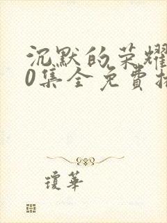 沉默的荣耀全40集全免费播放