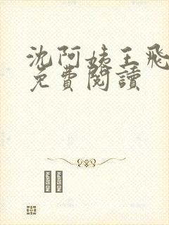 沈阿姨王飞小说免费阅读
