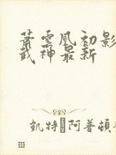 萧云凰初影荒古武神最新