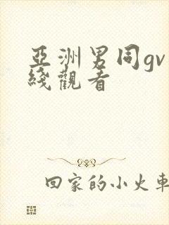 亚洲男同gv在线观看