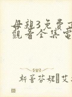 母亲3免费高清观看全集电视剧封面