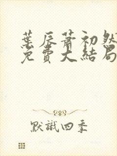 叶辰萧初然最新免费大结局封面