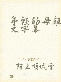 年轻的母亲3中文字幕