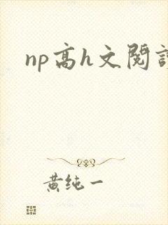 np高h文阅读