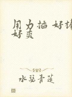用力插 好棒 好爽