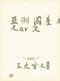 亚洲 国产 成人av 久
