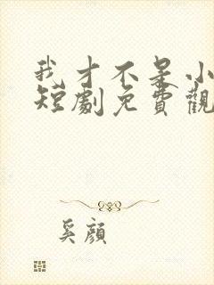 我才不是小可怜短剧免费观看全集