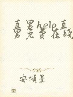 直男help直男免费在线阅读封面