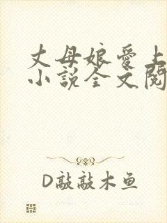 丈母娘爱上女婿小说全文阅读