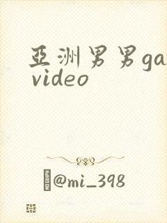 亚洲男男gay video