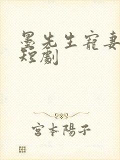 墨先生宠妻无度短剧