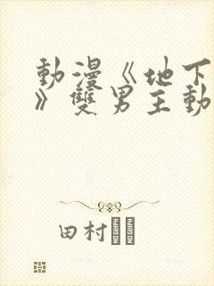 动漫《地下偶像》双男主动漫