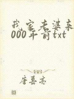 我家老婆来自1000年前txt封面