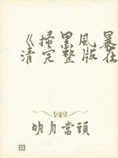 《扫黑风暴》高清完整版在线观看