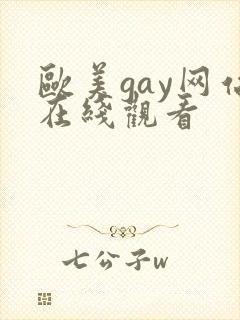 欧美gay网站在线观看