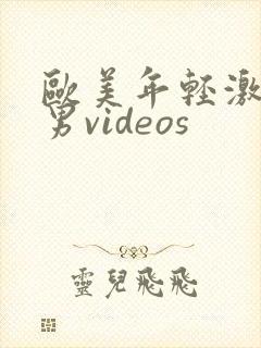 欧美年轻激情男男videos
