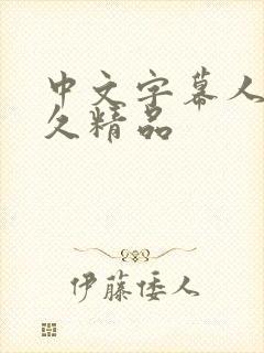 中文字幕人妻久久精品
