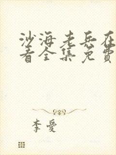 沙海老兵在线观看全集免费播放封面