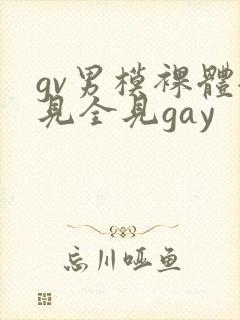 gv男模裸体全见全见gay