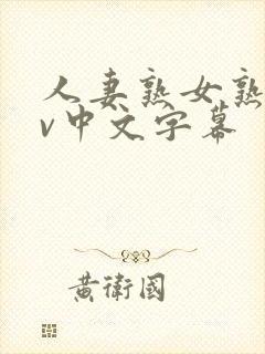 人妻熟女熟女av中文字幕