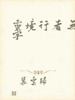 灵境行者 无错字封面