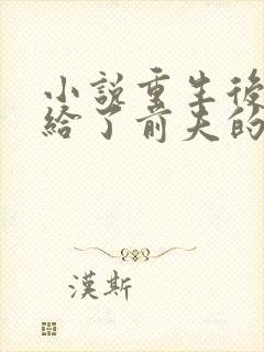 小说重生后我嫁给了前夫的死对头