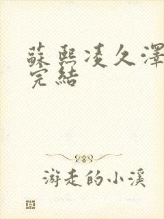 苏熙凌久泽全文完结
