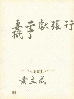 妻子献张行长升职了