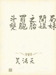 斗罗之开局娶了双胞胎姐妹小说