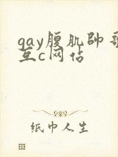 gay腹肌帅哥互c网站