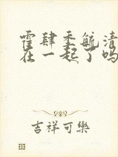 霍肆季毓清结局在一起了吗封面