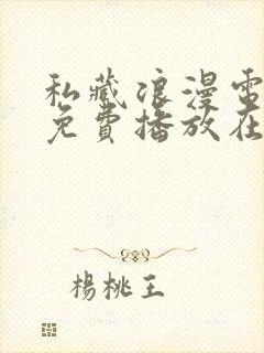 私藏浪漫电视剧免费播放在线观看封面