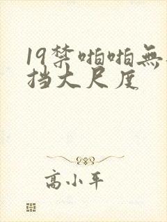 19禁啪啪无遮挡大尺度