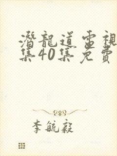 潜龙道电视剧全集40集免费播放封面