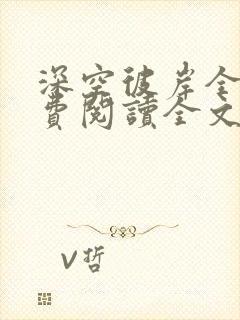 深空彼岸全文免费阅读全文封面