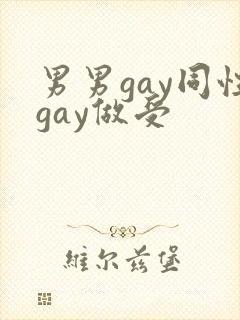 男男gay同性gay做受封面