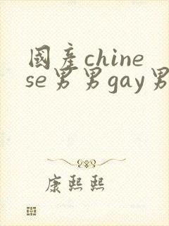 国产chinese男男gay男男视频网站