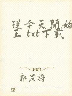 从今天开始做藩王 txt下载