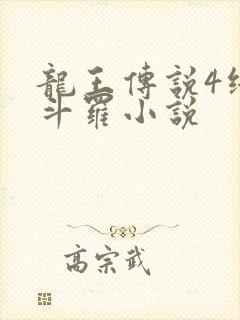 龙王传说4终极斗罗小说封面
