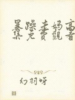 暴躁老妈高清全集免费观看全集封面